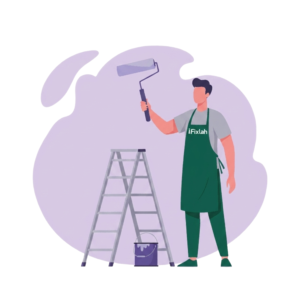 Home services professional illustration